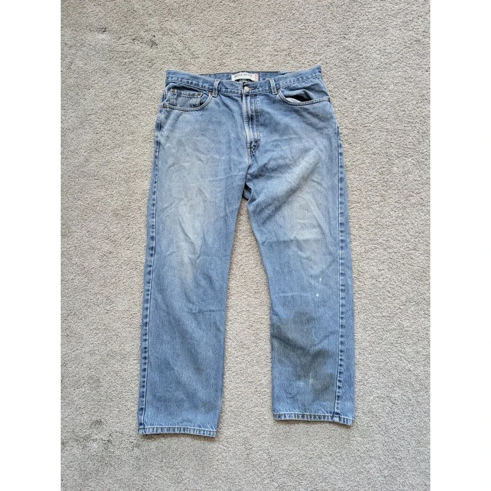 Vintage Y2K Levi's 505 Regular Fit Jeans Mens 38x30 Cotton Blue Faded